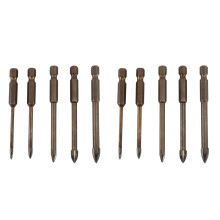 10 Stücke Effizientes Universal Bohrwerkzeug, Multifunktionales 3 Eck Kreuz Alubohrer Satz (3/4/5/6/8 mm)
