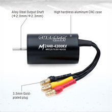 SURPASS HOBBY Wodoodporny Silnik Bezszczotkowy M2435 4300KV do Samochodu Zdalnie Sterowanego dla HSP Road Road