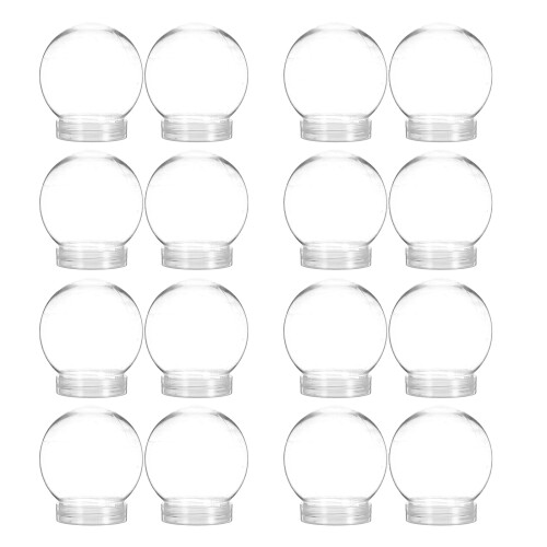 20Pcs Globos De Neve Transparente Plástico Para Decoração DIY Natal