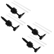 4Pcs Bomba De Para Cozinha Aço Usar Cor Preta