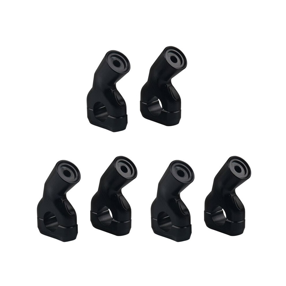 6X Motorcycle Handlebar Riser Clamp Spacer Handlebar Lift For Bonneville T100 T120 Bobber 2016-2019 Black 4713935064004