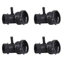4X Nuevo Conector de Manguera de Agua de RefrigeracióN para Coche, Adaptador de Radiador de Tubo Superior para Q7 7L TDI 7L6122291H