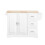 SoBuy White Kitchen Trolley 3 Drawers Foldable 1