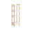 SoBuy Bamboo Storage Tower 4 Bins White 90cm 1