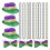 (set 3) Kit d'accessoires pour costume de Mardi Gras 1