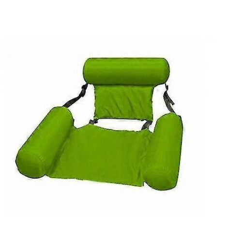 (Green) 2026 Inflatable Floating Water Bed for Pool