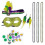 (set 4) Kit d'accessoires pour costume de Mardi Gras 1