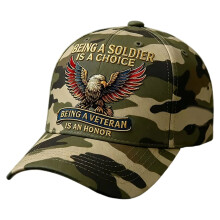 Commemorative Veterans Cap Cotton Sun Protective-camouflage