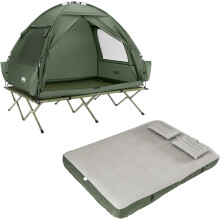 SoBuy Campingpaket 2 pers med Luftmadrass