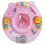 (Pink) Neck Float & Swim Seat Set for 3-36 Months, Inflatable Pool Bathing Ring 1