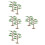 8Pcs Paisagem Plástico Multiuso Para Decoração Verde 1