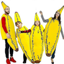 (Adults) Banana Party Cosplay Funny Fruit Onesie Costume Suit