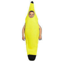 (110-116 (5-6 years)) Costume da banana per bambini, set di 2 pezzi