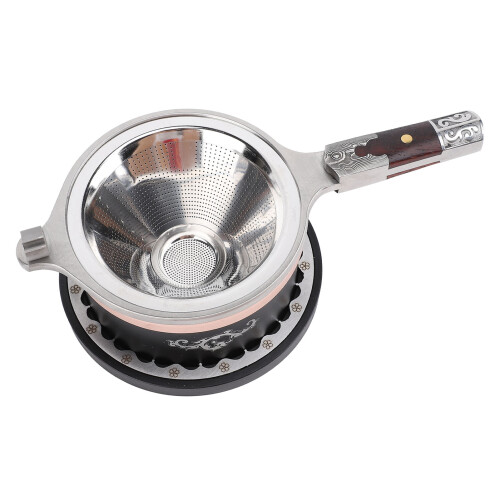Reusable Tea Infuser with Wood Handle