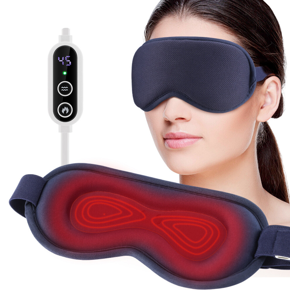 Stoyotu Heated Eye Mask Relieve Eye Fatigue Portable Eye Protection Device Home Sleep Aid Intelligent Temperature Control Eye Mask