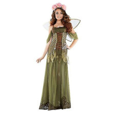 (Small) Halloween-Feenkostüm-Set für Erwachsene: Waldprinzessin