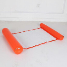 (as8) Amaca galleggiante gonfiabile in PVC per l'estate, pieghevole, per piscina, acqua, materassino ad aria, lettino da spiaggia.