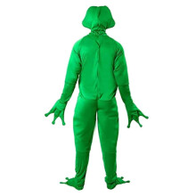 (XL) Halloween-Frosch-Overall für Herren, offener Ganzkörperanzug für Damen – Lustiges Kostüm