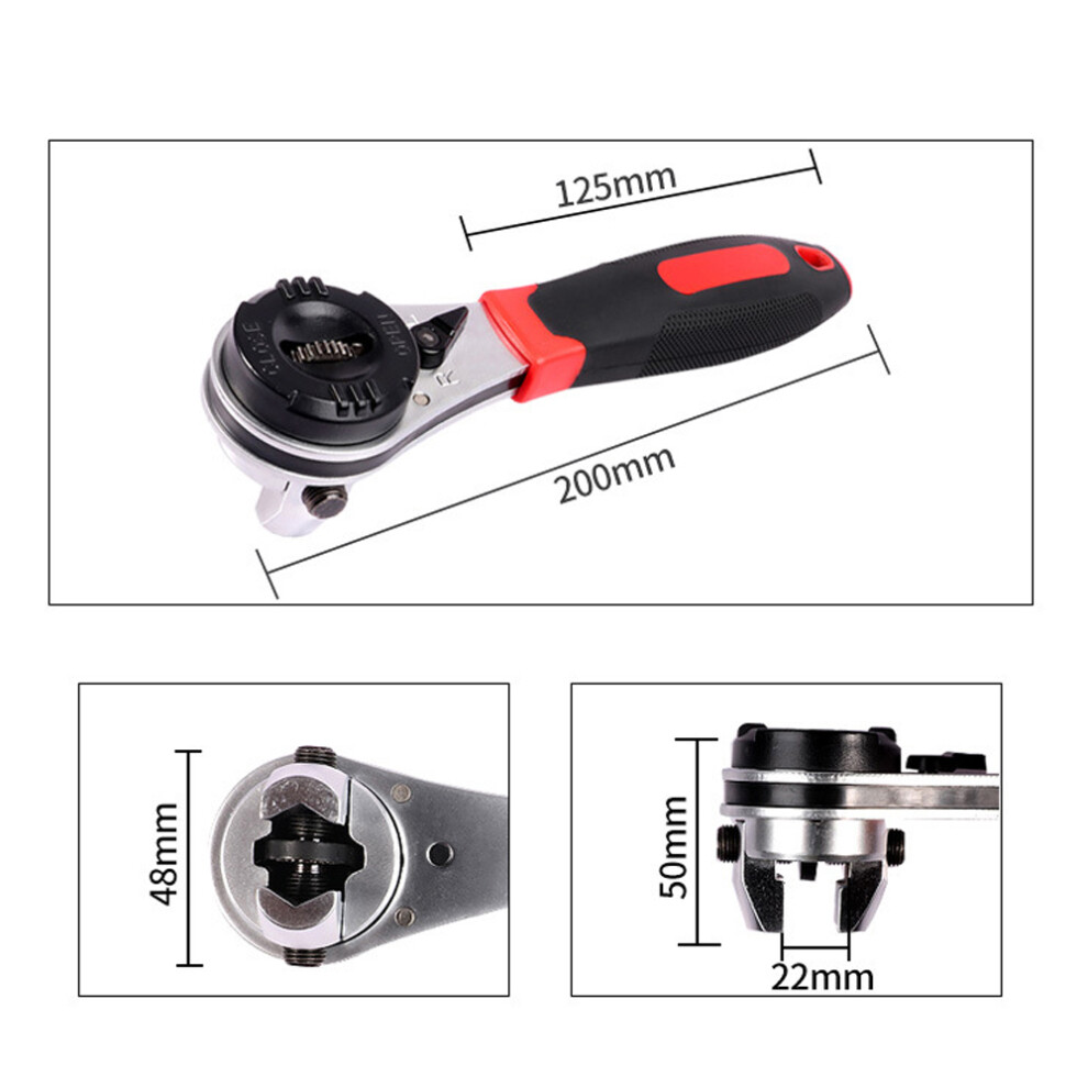 Adjustable Ratchet Wrench 6-22mm