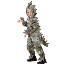 (11-14T) Barn Jurassic T-Rex dinosauriejumpsuit söt cosplay-outfit för Halloween-karnevalfest