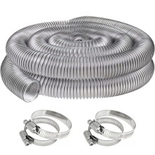 PVC Dust Collection Hose Clear Flexible 2.5 Inch Dust Collector Vacuum Hose for Woodworking Shops Dust Collection Hose