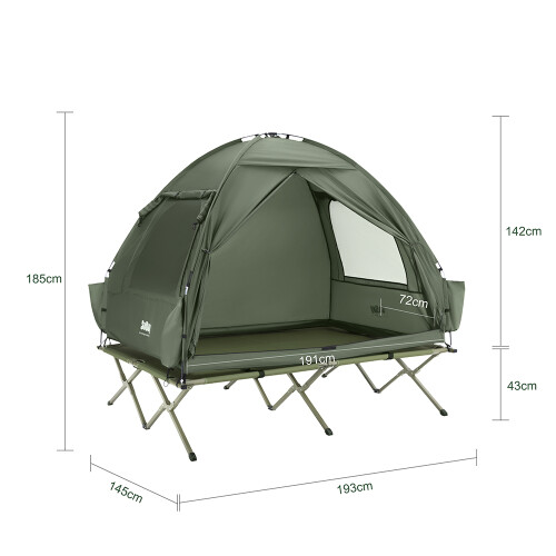 SoBuy Campingzelt-Set 2 Pers. mit Luftmatratze 1