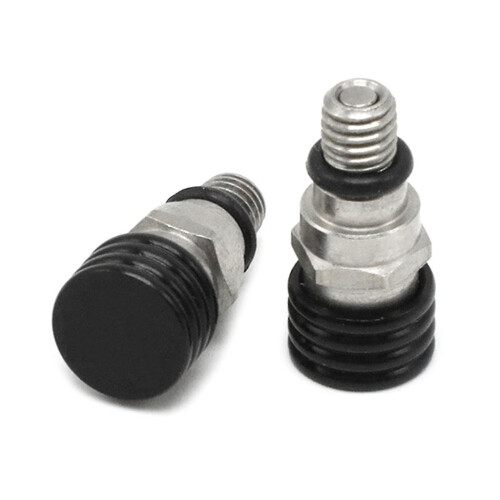 (Black) Kit de purge M2 Micro - Filetage 0,8, lot de 2