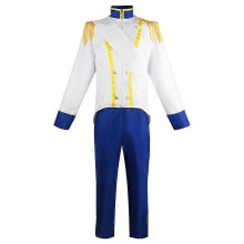 (XS, Costume) Prince Eric Disney Outfit Little Mermaid Cosplay Suit for Halloween Carnival Party Adult Birthday Costume