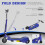 Folding Electric Kids Scooter Ride , Blue 3