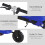 Folding Electric Kids Scooter Ride , Blue 7