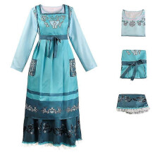 (XS) Julieta Madrigal Cosplay Dress Encanto Movie Mirabel Mother Outfit Adult Women Halloween Party Costume