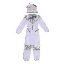 (M(120-130CM)) Barn Rymdutforskare Jumpsuit Astronaut Kostym Set för Pojkar Flickor Halloween Cosplay