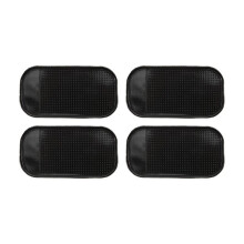 4 PC-Schwarze Magische Klebrige Auflage-Antibeleg-Matten-Auto-Armaturenbrett FÜR Handy