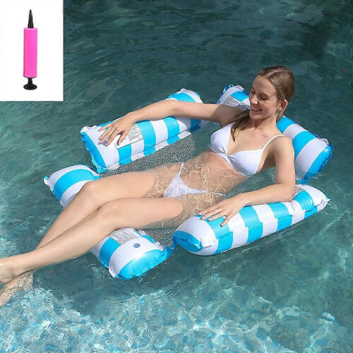 (1) Inflatable Pool Hammock Float Lounge for Water Relaxation