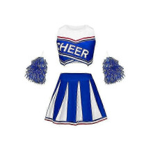 (Blue, 150cm) Robe de compétition de gymnastique et de cheerleading pour fille - Costume de sport de performance