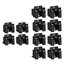 12PCS Wall Mounted Mop Clips Holder Mop Organizer Rack Broom Hanger Holder Waterproof Bathroom Organizer Accessorie