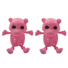 Heminredningsföremål Charmig Björnskelett Bordsdekoration och Tillbehör Halloween Lokalens Layout Rosa