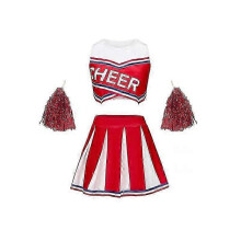 (Red, 130cm) Robe de compétition de gymnastique et de cheerleading pour fille - Costume de sport de performance