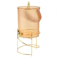 (Tea and Bracket, 19cmx39cm 5L) Robusto dispenser per bevande da frigorifero con rubinetto e caraffa per acqua fredda per la conservazione.