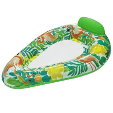 (Green) Amaca gonfiabile galleggiante per piscina, sedia galleggiante per adulti - Siediti e rilassati in acqua