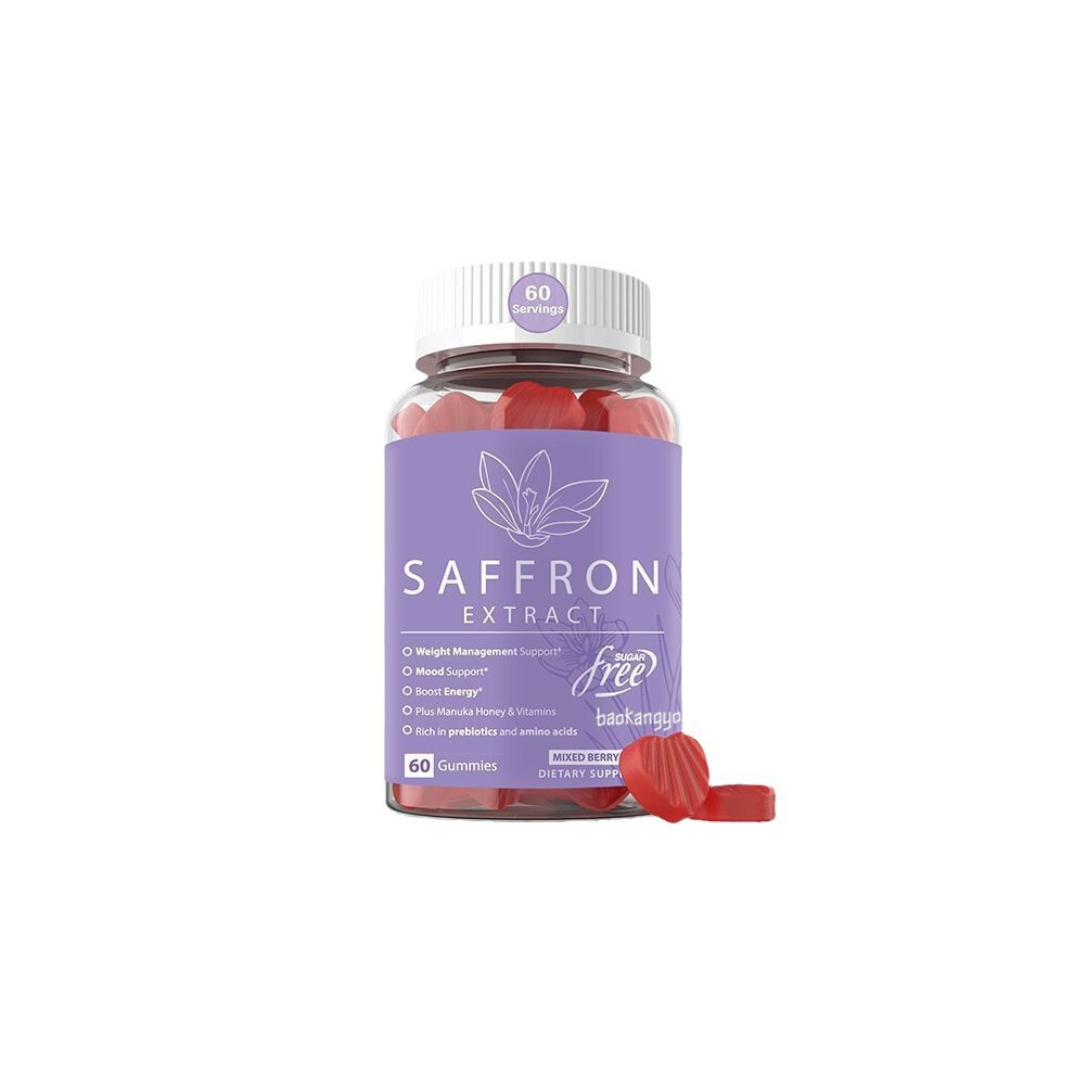 (1PC) Saffron Gummies,  Supports Weight Management, Mood & Energy,  60 Count