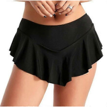 (Black, L) Completo da pattinaggio artistico e gonna da ballo per donna adulta.