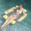 (Yellow1) Inflatable Hammock Pool Float for Adults & Kids, Swimming Relaxation Float 1
