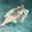 (Green1) Inflatable Hammock Pool Float for Adults & Kids, Swimming Relaxation Float 1