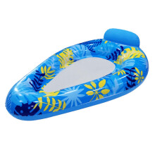 (Blue) Amaca gonfiabile galleggiante per piscina, sedia galleggiante per adulti - Siediti e rilassati in acqua