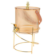 (Tea and Bracket, 19cmx33cm 3.5L) Robusto dispenser per bevande da frigorifero con rubinetto e caraffa per acqua fredda per la conservazione.