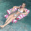 (Pink) Inflatable Hammock Pool Float for Adults & Kids, Swimming Relaxation Float 1
