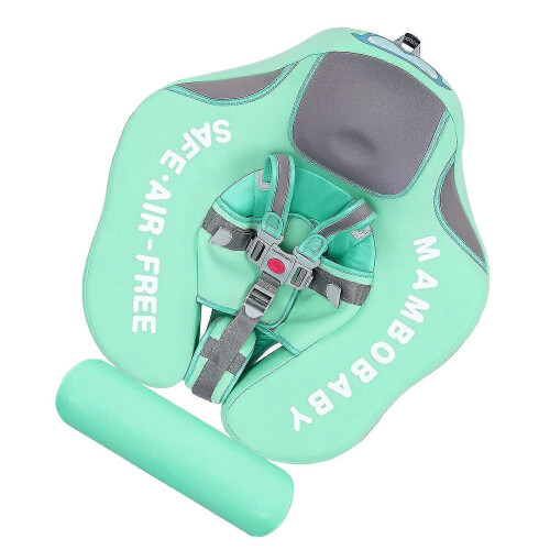 (Green) Bouée gonflable pour bébé de 3 à 24 mois avec flotteur pour la queue