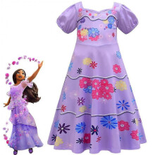 (Purple, 150cm) Ensemble robe et jupe de cosplay Encanto pour enfants