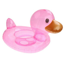 (pink 1 to 5years old) Salvagente gonfiabile resistente per il nuoto, ideale per divertirsi in spiaggia e in acqua.